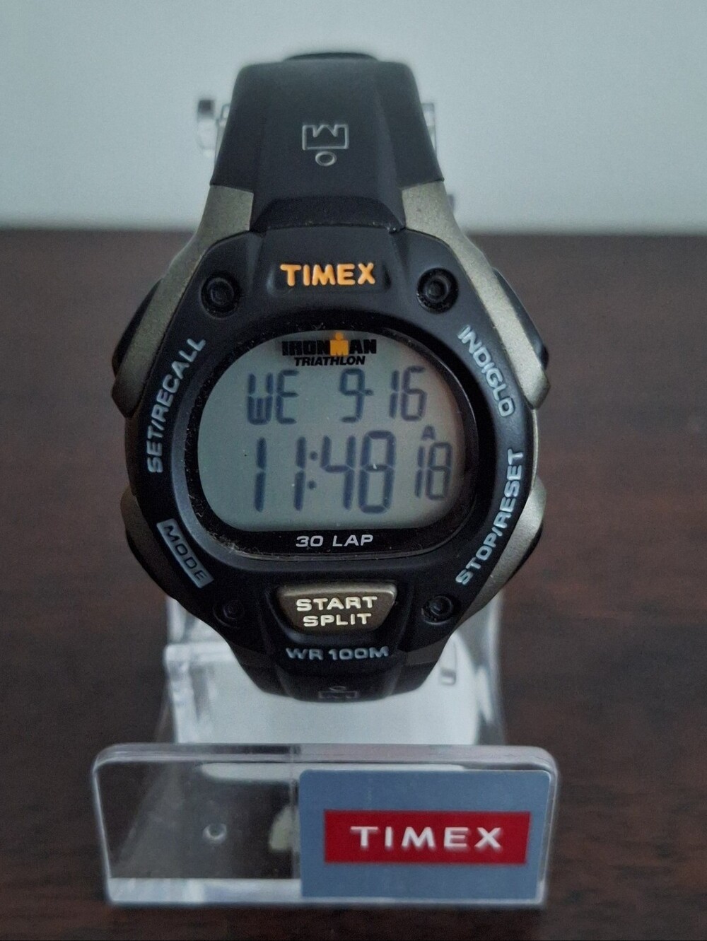Timex Black and Silver Ironman Digital Sport Watch